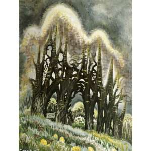   Burchfield   24 x 32 inches   Locust Trees In Spring
