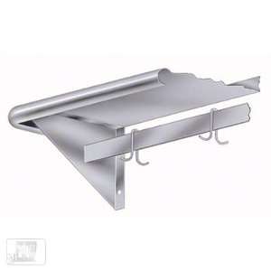   Tabco PS 12 60 X 60 Stainless Steel Shelf w/ Pot Rack