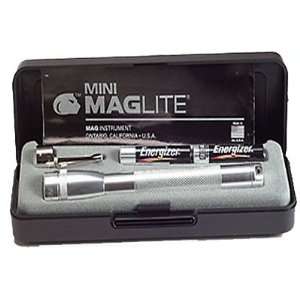 Maglite Minimag AAA Flashlight in Gift Box   Silver Body 