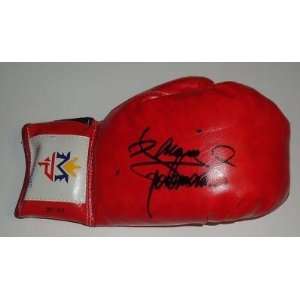  MANNY PACQUIAO signed *BOXING GLOVE* MP PACMAN W/COA A 