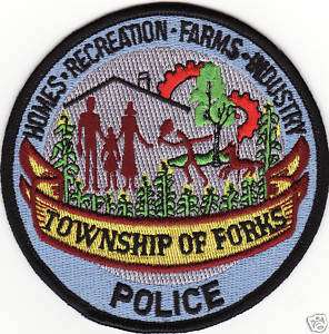 Township of Forks PA. Pennsylvania Tribal Police Patch  