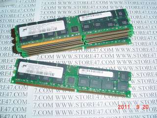 8pc LOT 2gb SUN MEMORY 370 7806 16gb KIT DDR 400 CL3 ECC REG PC3200R 