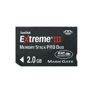   GB Extreme III Memory Stick Pro Duo Memory Card. Electronics
