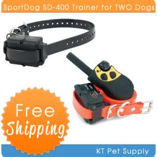 SPORTDOG SD 400 Remote Training Shock Collar 2 DOG  