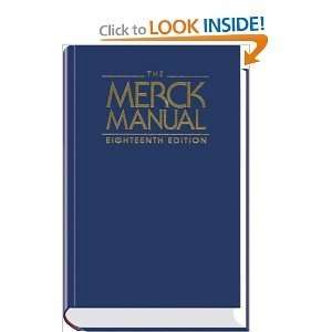  The Merck Manual of Diagnosis and Therapy, 18th Edition 