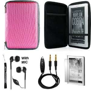  Pink Slim Stylish Hard Cover Nylon Protective Carrying 