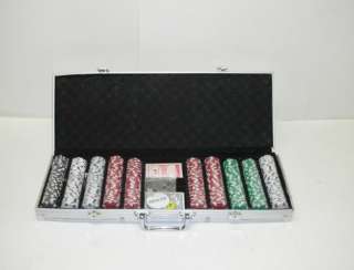 Trademark Poker 500 Dice Style 11.5 Gram Poker Chip Set  