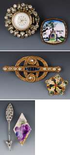 Pc Jewelry Pins/Brooches Ring Earrings Victorian Coro  