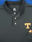   of Tennessee Charcoal Gray Polo Shirt Mens 2XL 25 Pit to Pit