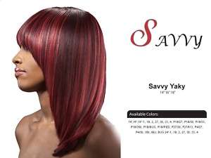 Savvy Yaky 14   100% Human Hair Weaving  
