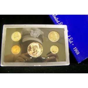  1969 S U.S. Proof 5pc Coin Set Kennedy ++ 