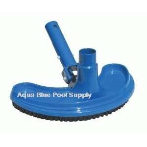 Pool Spa Curved Vacuum Head Vac Brush for Plaster Vinyl  