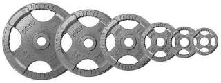 Body Solid Steel Quad Grip Olympic Plate Weight OST255  