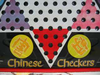 Vintage Pressman Hop Ching Tin Chinese Checkers Board  