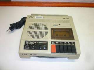 Califone Mod 5270 AV Portable Cassette Recorder Tested  