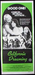 CALIFORNIA DREAMING 79 Surfing Daybill Movie poster  