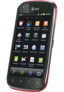 Wireless Pantech Burst 4G Android Phone, Ruby Red (AT&T)