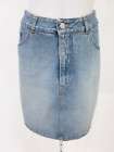 KATHERINE HAMNETT DENIM Light Wash Jean Mini Skirt 33