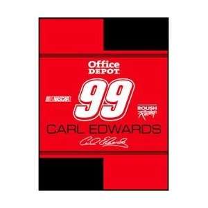 Carl Edwards Winners Circle Blanket/Throw 60x80   NASCAR NASCAR Sports 