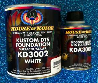 WHITE KIT House Kolor KD3002 DTS Epoxy Surfacer Sealer  
