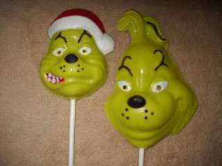   Dr Seuss Grinch Cat in the Hat Favor Favors Lollipop Lollipops