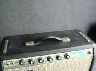 Vintage Fender 1974 Silverface Princeton Reverb Guitar Amp Tube 
