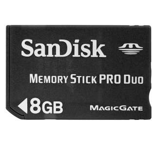 SanDisk Memory Stick PRO Duo 8GB Card  