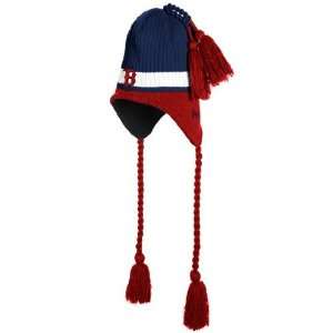 New Era Boston Red Sox Navy Blue Tasselhoff Knit Hat  