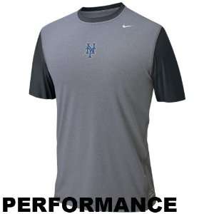  Nike New York Mets Slate Pro Core Performance Training Top 