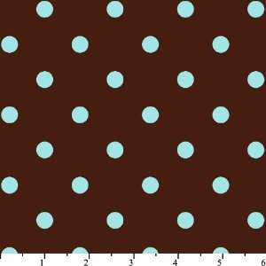   Bebe Dots Allover Anti Pill Fleece (Chocolate) Arts, Crafts & Sewing