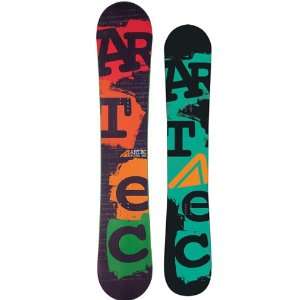  Artec Novus Snowboard  158cm Black Orange Sports 