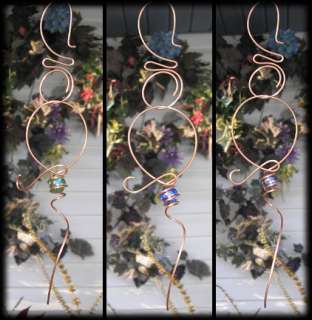 Rainbow Suncatcher Set 6 GLASS/COPPER/METAL ART Garden/Window Jewelry 