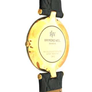 Raymond Weil Geneve Othello 18k Gold Electroplated Ladies Watch w 