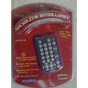  Worlds Smallest Universal Remote Control 