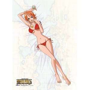  One Piece Nami in a Bikini Anime Wall Scroll Toys 