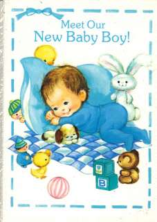 New Baby Boy birth Announcement cards NEW 8pk  
