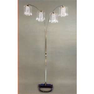   BEAUTIFUL CRYSTAL DESIGN OVERHEAD SOFA LAMP IN GOLD