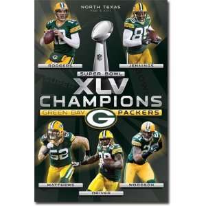  Superbowl 45 Champion Packers Poster