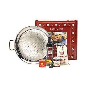  Deluxe Paella Kit with Stainless Pan by La Tienda   Packed 