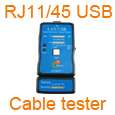 RJ45 RJ11 RJ12 CAT5 UTP NETWORK LAN CABLE TESTER  