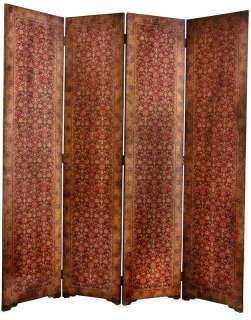   Furniture 6 ft. Tall Olde Worlde Rococo Room Divider 4 Panel  