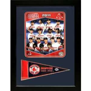   2011 Boston Red Sox 12X18 Pennant Frame Case Pack 6