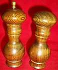 vintage wood salt shaker and pepper mill appr 6 1 2 tall catalina made 
