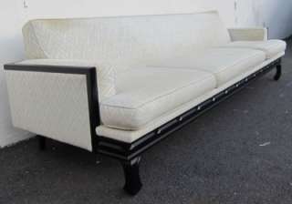 MID CENTURY Modern JAMES MONT Era Hollywood Regency Asian Style COUCH 