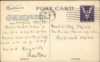 Womens WWII Era Military Uniforms   Fred Harvey Linen Postcard  