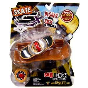 Racers Skate SK8 Bench Stunt Starter Set with Scarez Deck Plate [Free 