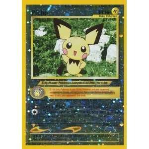  Pokemon Card   Black Star Promo #35   PICHU (holo foil 