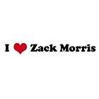 LOVE ZACK MORRIS T shirt Funny Saved by Bell MEDIUM