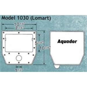  Aquador 1030 Series Skimmer Winterizing Plate Kit   Fits 