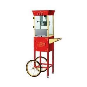   Matinee Movie 8 oz Popcorn Machine/Cart Red 6086